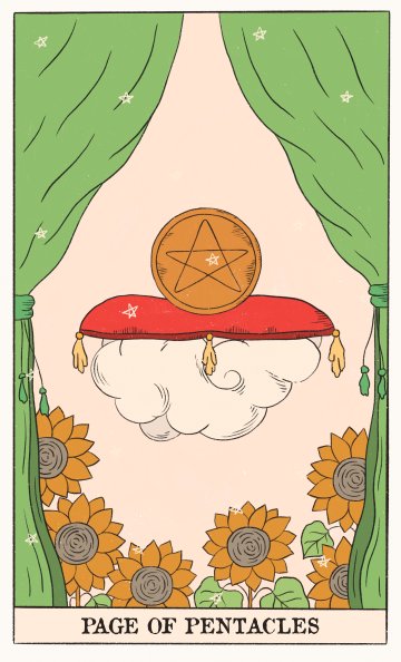 Паж на Пентаклите (Page of Pentacles) - Таро карта значение
